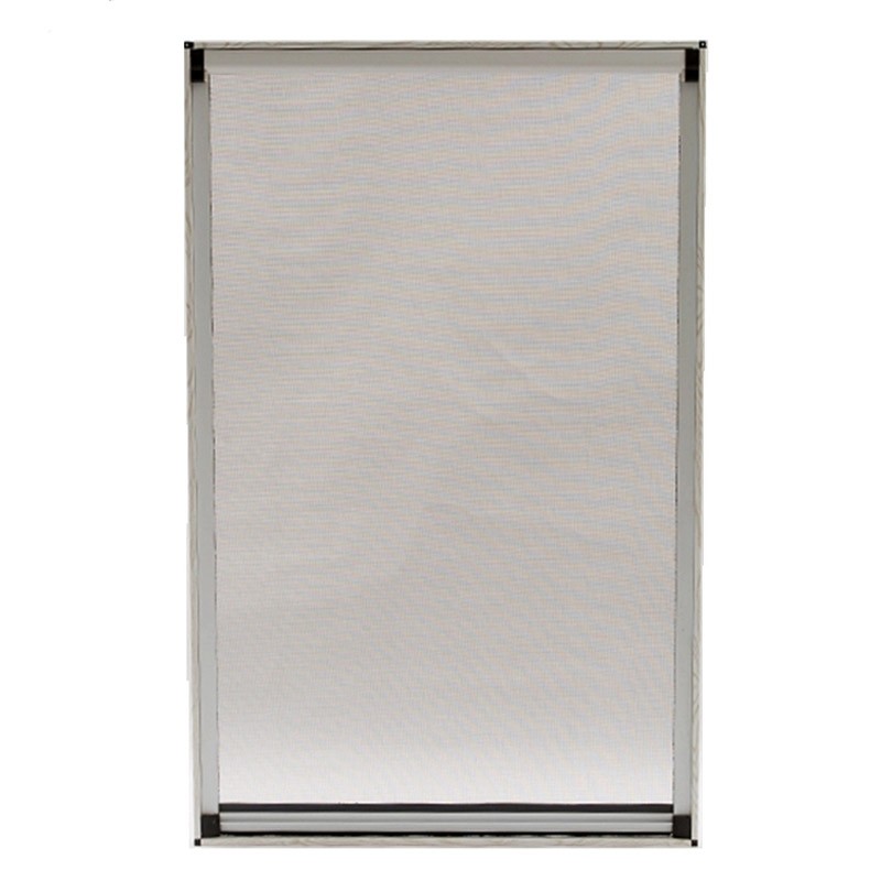 Aluminum Frame Roll Up Screen Window Screen, Retractable Insect Roller Mosquito Screen Net 