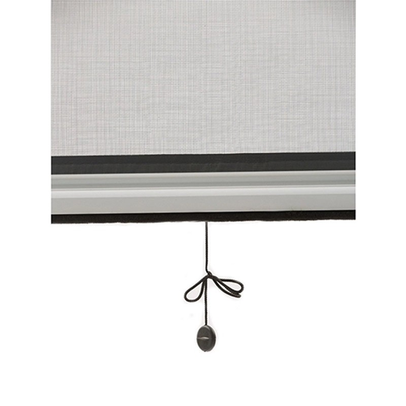 Aluminum Frame Roll Up Screen Window Screen, Retractable Insect Roller Mosquito Screen Net 