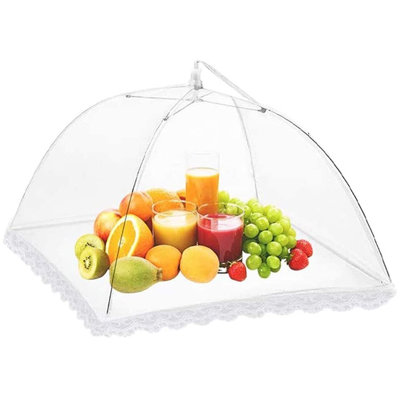 Food covers/ Food Tent Covers for Outdoors/ Mesh Food Covers Tent Umbrella for Outdoors, Screen Tents, Parties Picnics, BBQs, Reusable and Collapsible