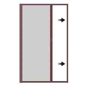 Mosquito Aluminum Frame Fibreglass Mesh Screen Door System, Diy Retractable Fly Screen Mesh Mosquito Fiberglass Roll Up Door  